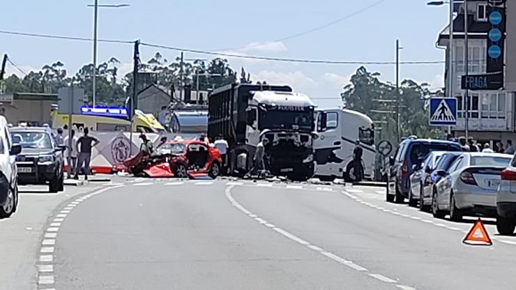 Accidente en Cerceda. 