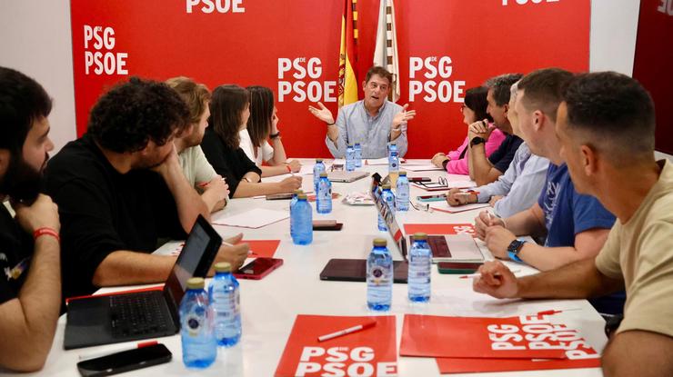 O secretario xeral do PSdeG, José Ramon Gómez Besteiro 