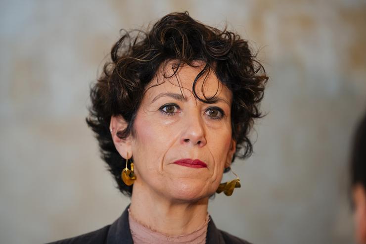 A ministra de Inclusión, Seguridade Social e Migracións, Elma Saiz. Mateo Lanzuela 