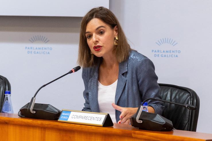 A responsable de Mobilidade da Xunta, en comisión parlamentaria. XUNTA 