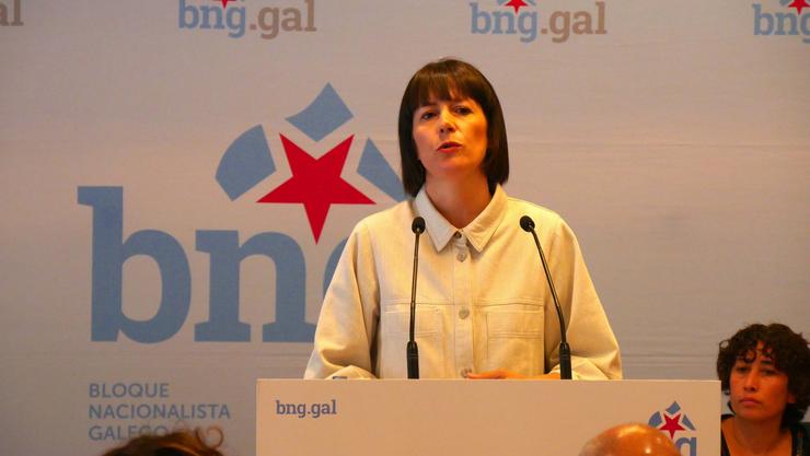 A portavoz nacional do BNG, Ana Pontón. BNG