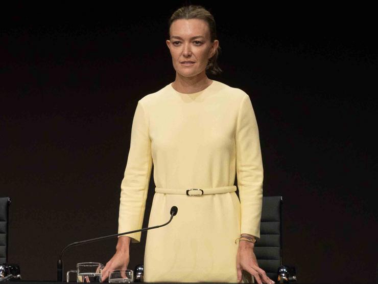Arquivo - Marta Ortega presidiu a Xunta Xeral de Accionistas de Inditex na sede da compañía en Arteixo,  A Coruña, este martes. EUROPA PRESS - Arquivo 