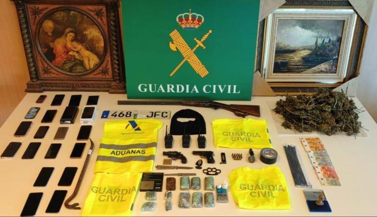 Operación contra roubos en casas no sur de Pontevedra. GARDA CIVIL / Europa Press