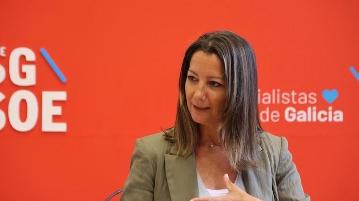 A viceportavoz parlamentaria do PSdeG, Lara Méndez. PSDEG 
