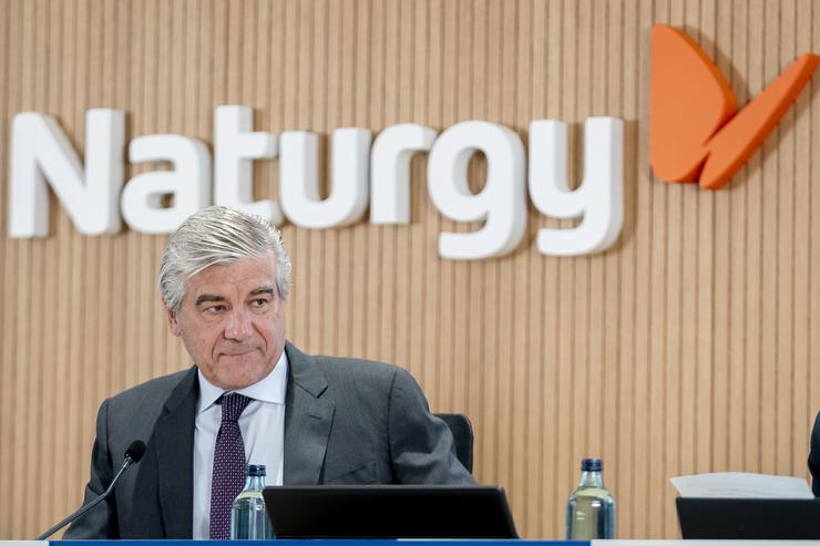 Arquivo - O presidente de Naturgy, Francisco Reynés, ofrece unha rolda de prensa para presentar os resultados do primeiro semestre do ano da compañía, a 23 de xullo de 2024, en Madrid (España). Naturgy obtivo un beneficio neto de 1.043 millóns de eur. A. Pérez Meca - Europa Press - Arquivo 