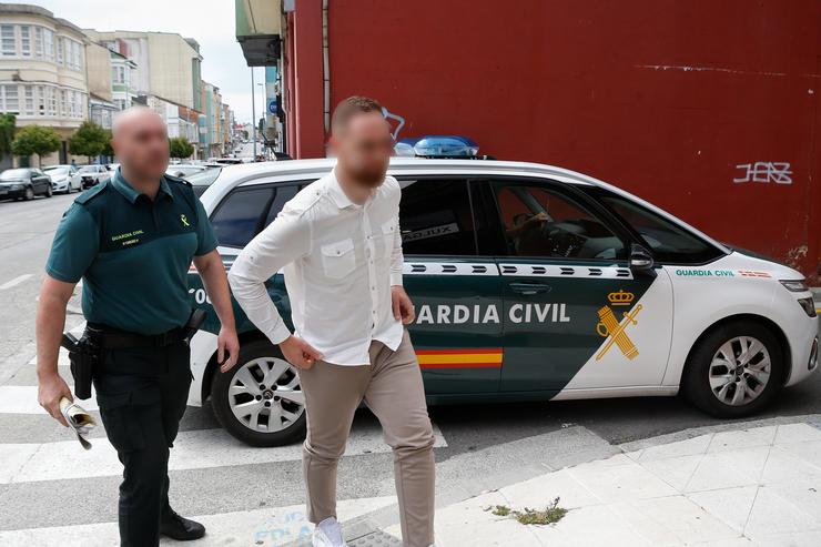 O concelleiro do PSOE de Cospeito (Lugo), Daniel Irimia, pasa a estar baixo a autoridade dun xuíz tras ser detido por un presunto delito de violencia de xénero, a 28 de xullo de 2025, en Lugo, Galicia.. Carlos Castro - Europa Press 