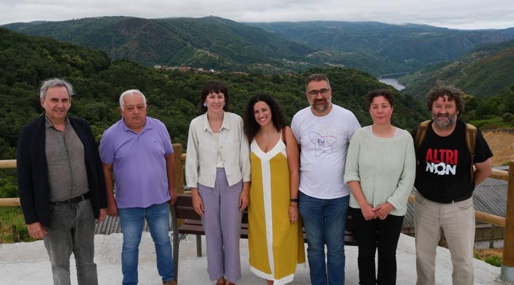 A portavoz nacional, Ana Pontón, na Teixeira (Ourense) / Europa Press