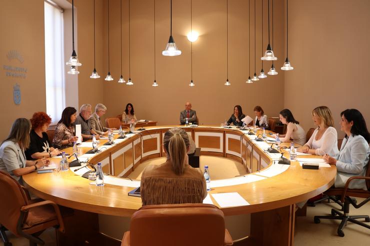 Reunión da Xunta de Portavoces o 30 de xullo de 2025. PARLAMENTO DE GALICIA 