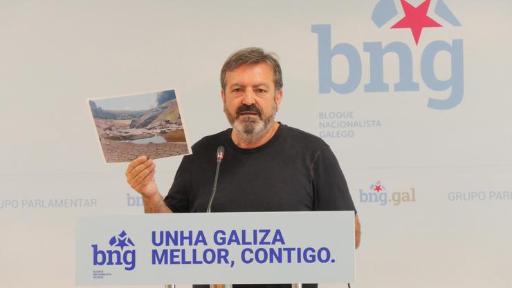 O viceportavoz do BNG no Parlamento, Luís Bará. BNG 