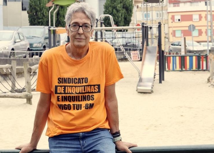 Telmo Pérez, do Sindicato de Inquilinos 