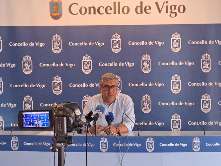 O portavoz do grupo municipal do PP en Vigo, Miguel Martín.. PP / Europa Press