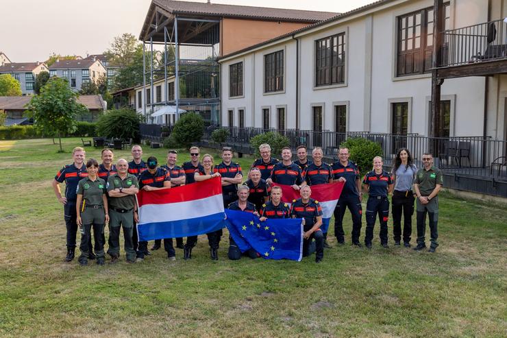 Segunda delegación de bombeiros neerlandeses en Galicia. XUNTA 