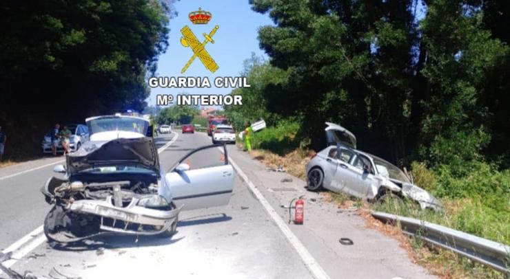 Accidente en Cangas 