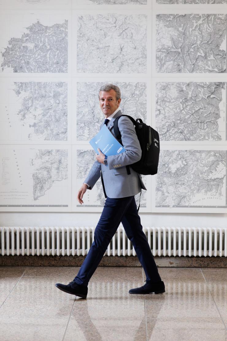 O presidente da Xunta, Alfonso Rueda, tras a reunión do Goberno galego do 1 de setembro.. XUNTA / Europa Press