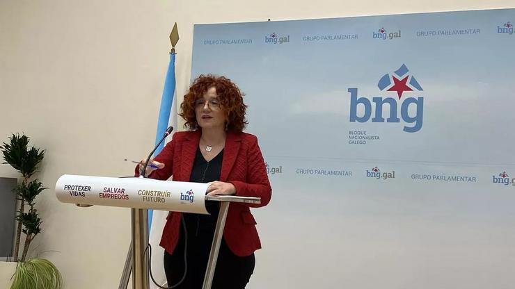 A reponsable de Relacións Internacionais do BNG, Montse Prado 