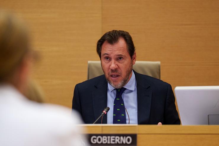 O ministro de Transportes e Mobilidade Sustentable, Óscar Ponte, comparece, a petición propia, na Comisión de Transportes.. Matias Chiofalo - Europa Press / Europa Press
